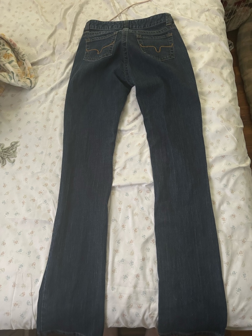 Kimes Ranch Women's Dark Blue Flare Jeans